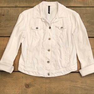 Walter Baker White Denim Jacket XS